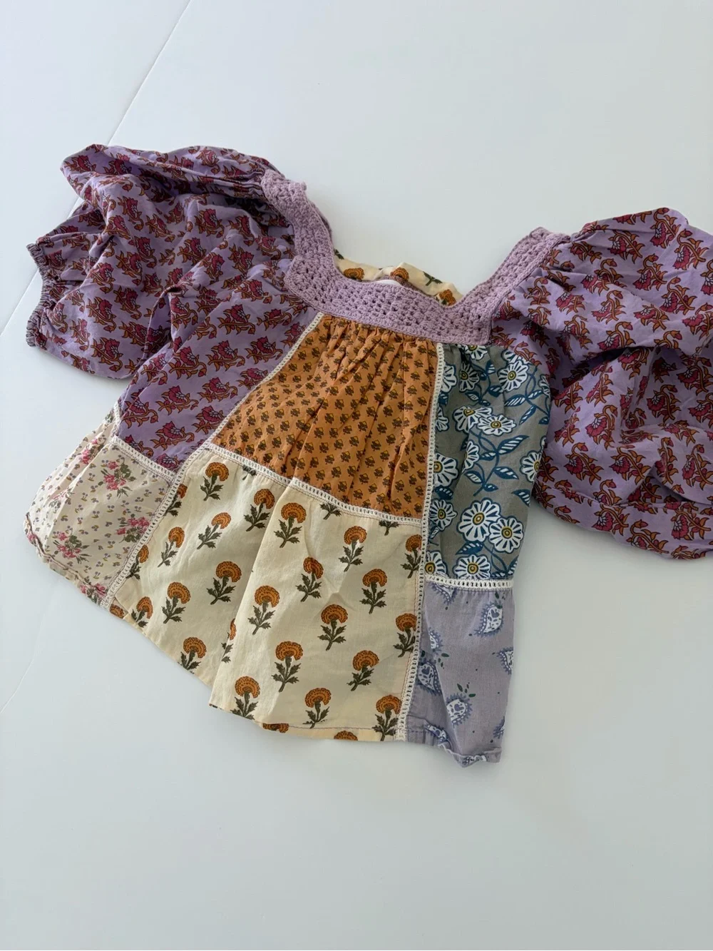 Zara smocked bottoms prints
